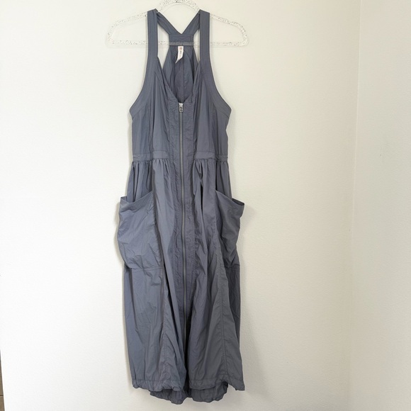 DAILY PRACTICE BY ANTHROPOLOGIE Free Fall Dress Blue Size S - Picture 3 of 8